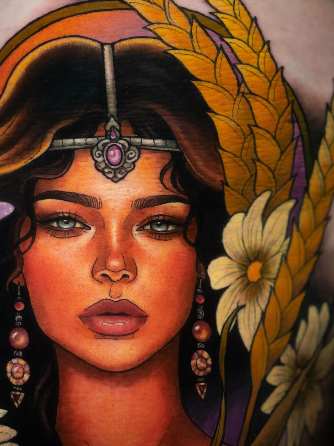 Tattoo work at Hocus Poke-Us Tattoo Convention 2026
