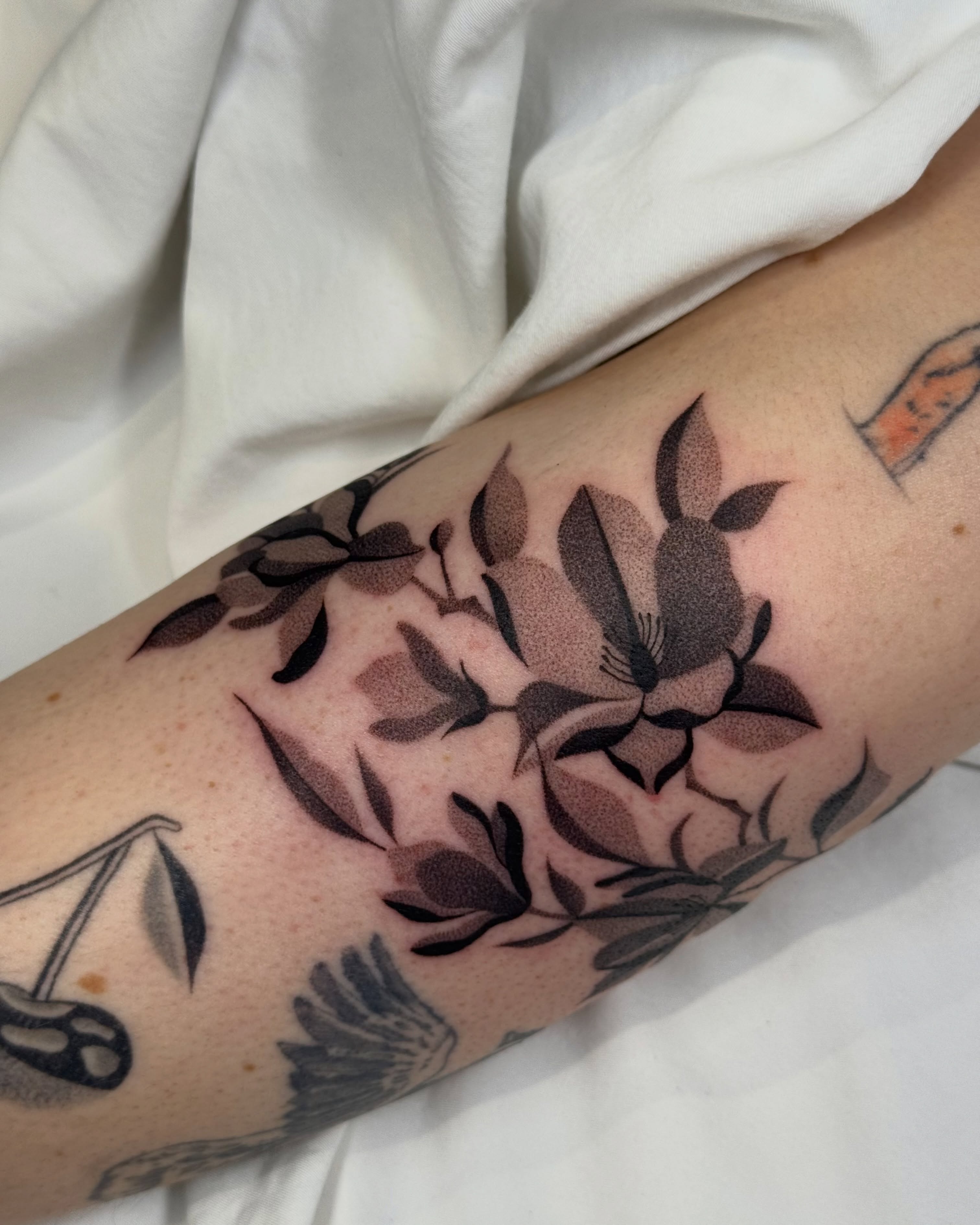 Tattoo by @julesrose.tattoos — black_and_grey