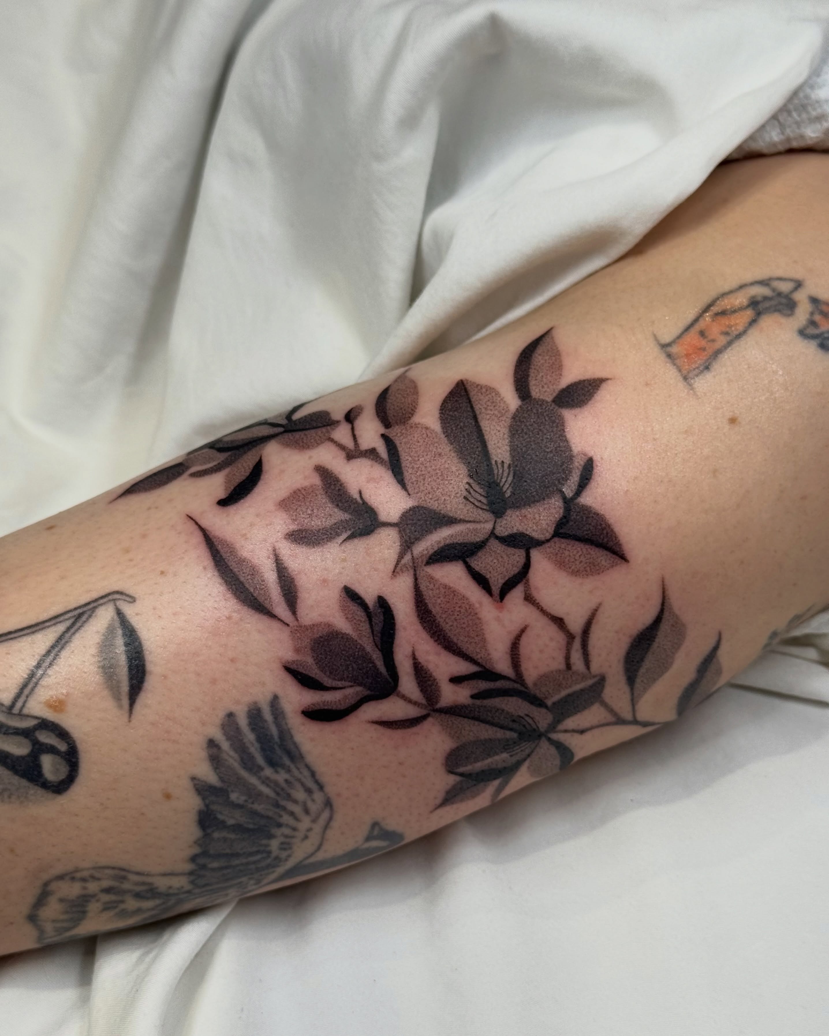 Tattoo by @julesrose.tattoos — black_and_grey