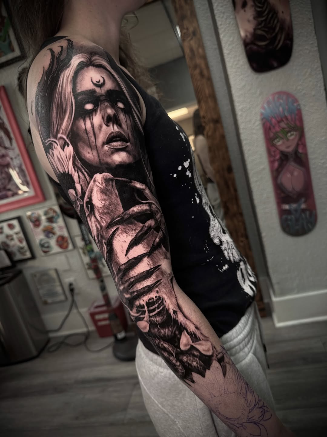 Tattoo by @getchucked13 โ realism, dark_realism