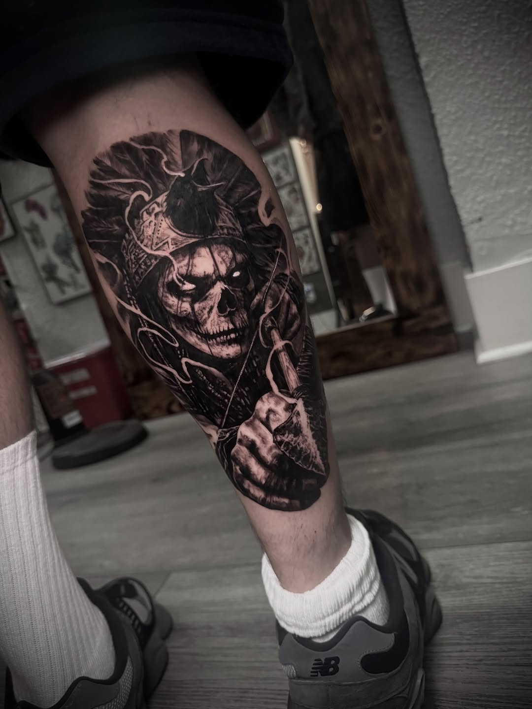 Tattoo by @getchucked13 โ dark_realism, black_and_grey