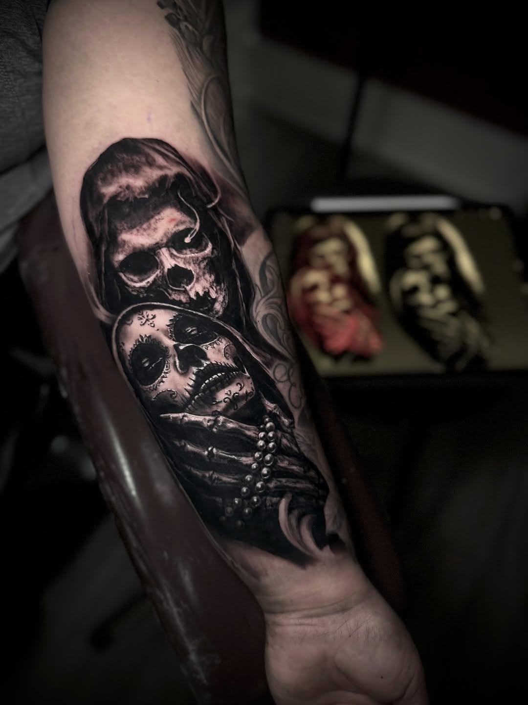 Tattoo by @getchucked13 โ realism, dark_realism