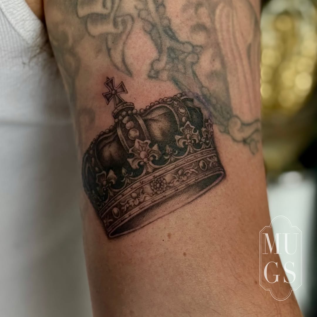 Tattoo by @tattoosbymugs — realism, black_and_grey