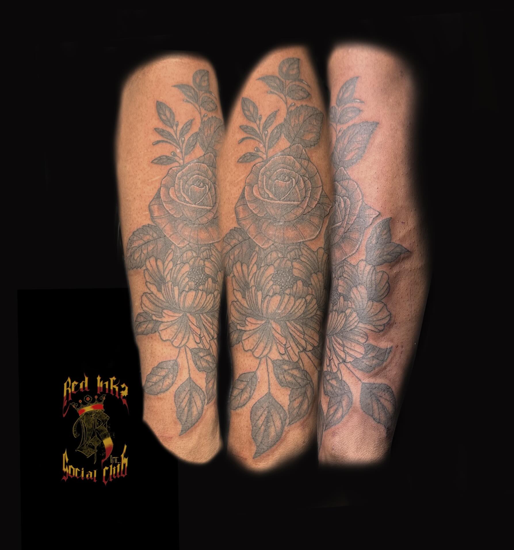 Tattoo by @red_inkz — black_and_grey