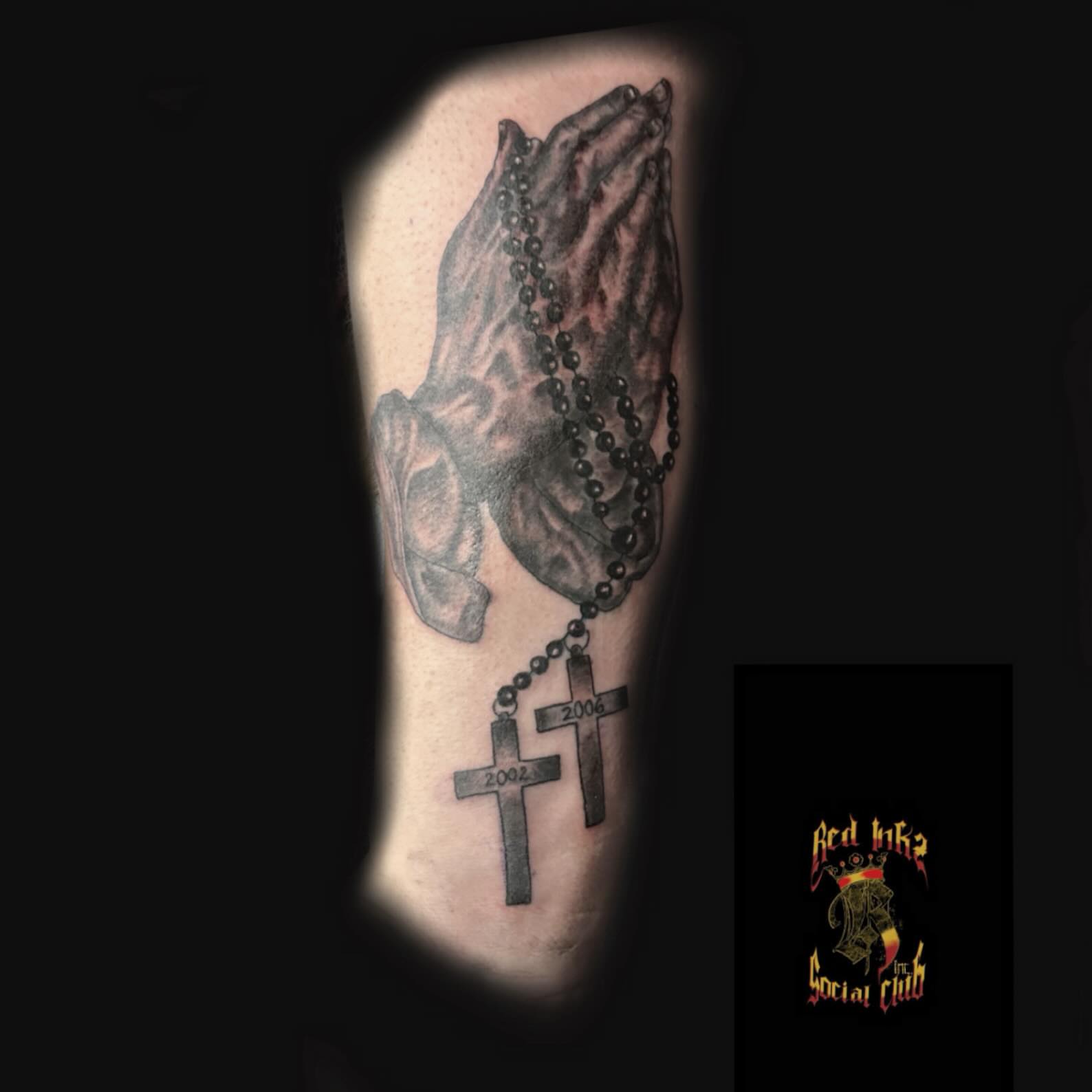 Tattoo by @red_inkz — black_and_grey, realism