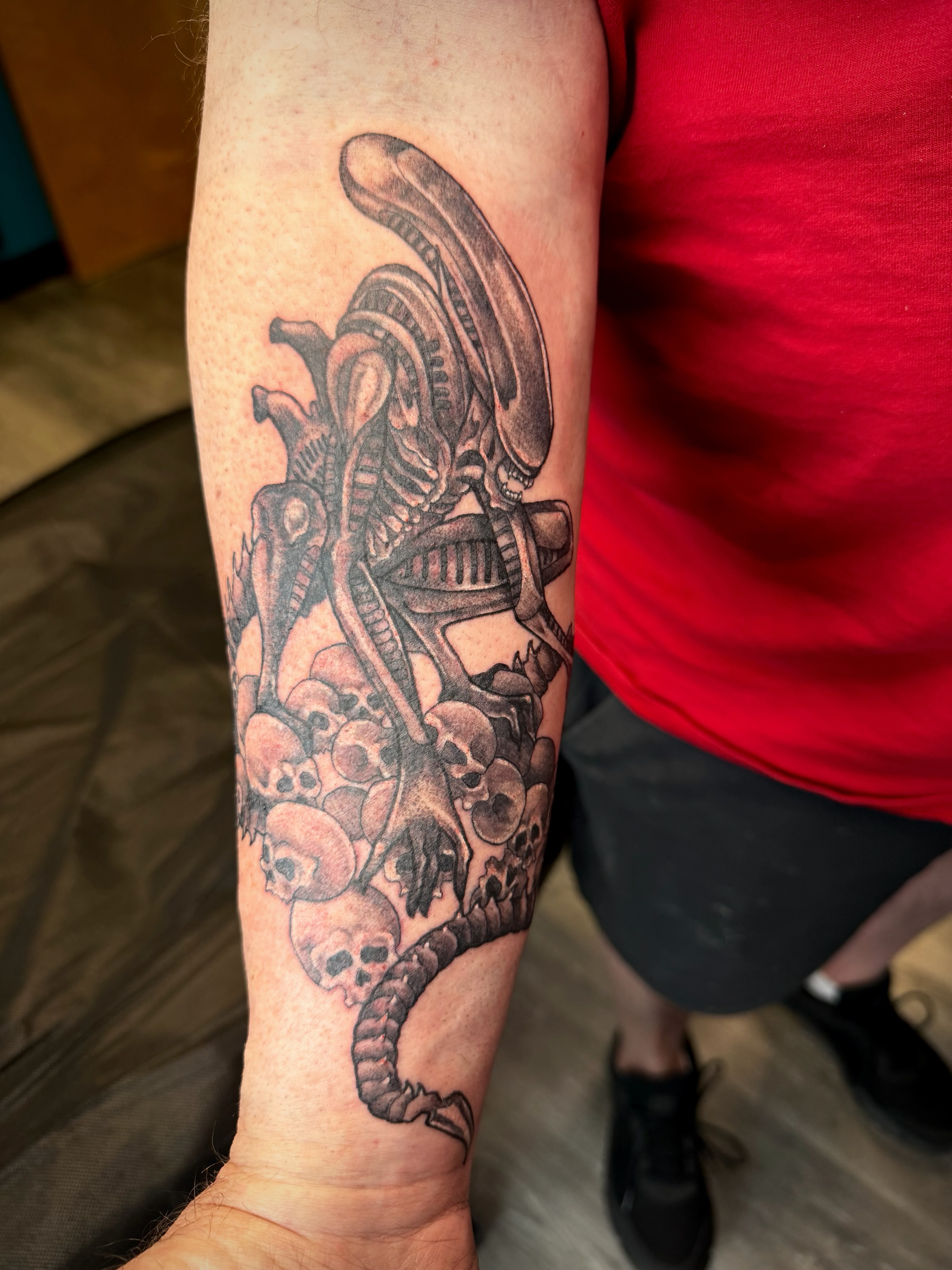 Tattoo by @marla_tattoo — black_and_grey, realism