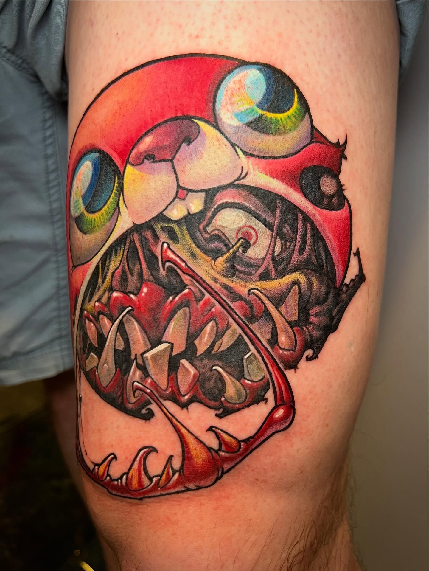 Tattoo by @jessesmithtattoos — dark_realism