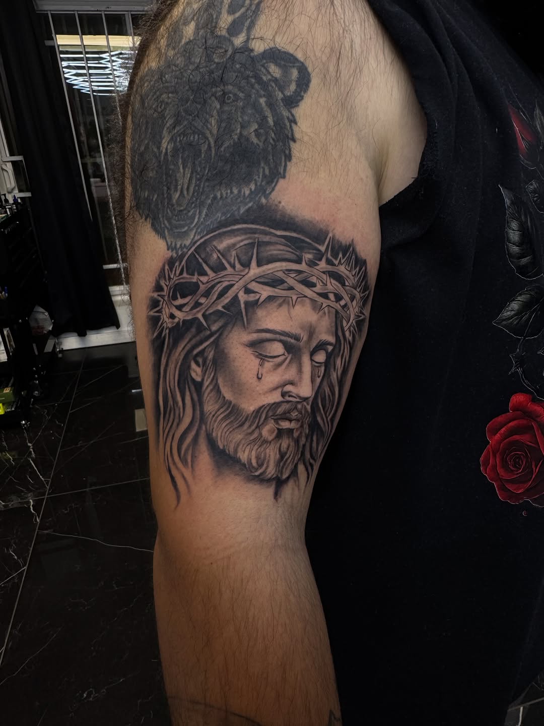 Tattoo by @prettypixieink_ β realism, black_and_grey