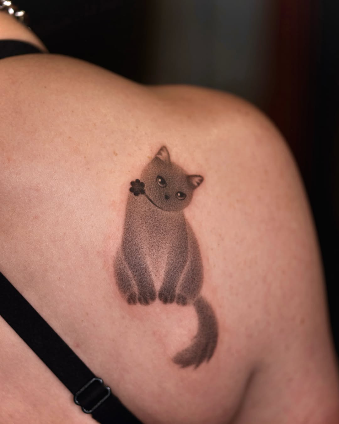 Tattoo by @toki.tattoos — dotwork