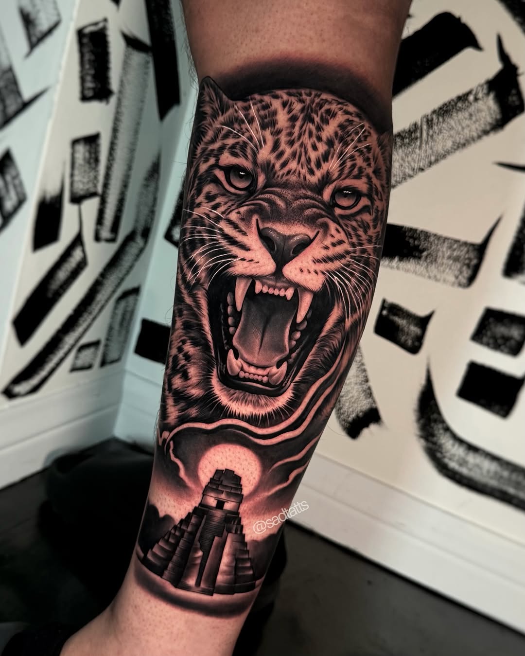 Tattoo by @sadtatts — realism, black_and_grey
