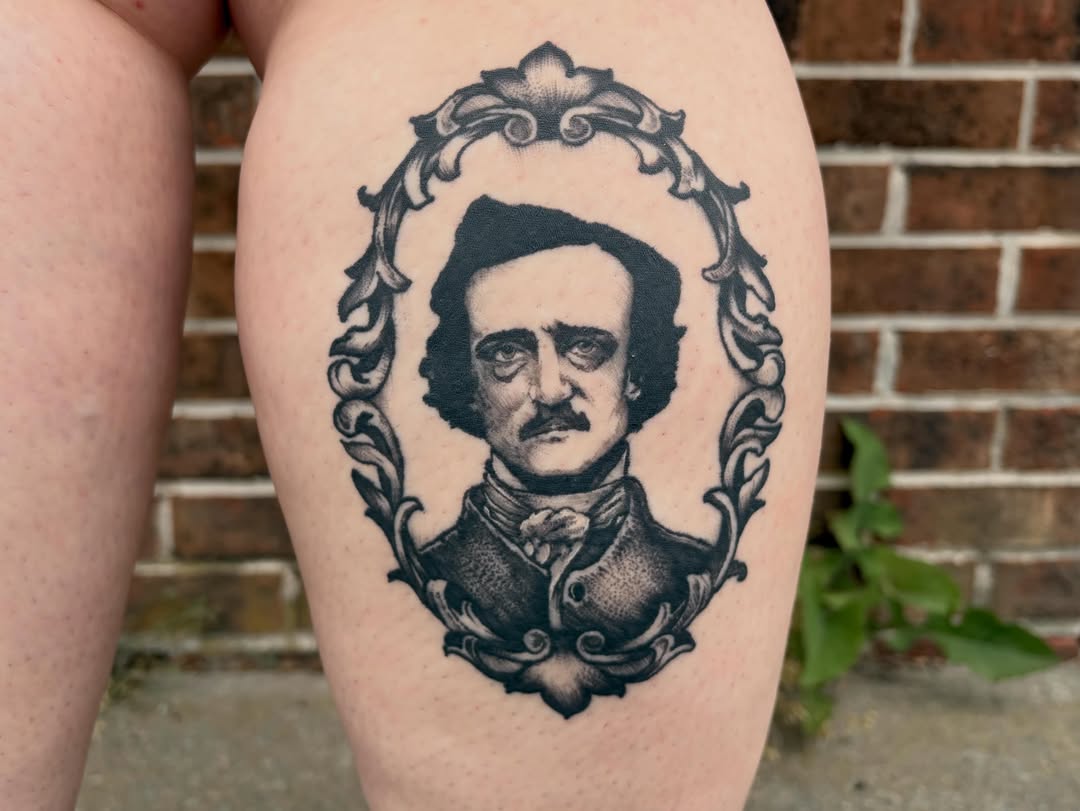 Tattoo by @emilyftattoos — realism, black_and_grey