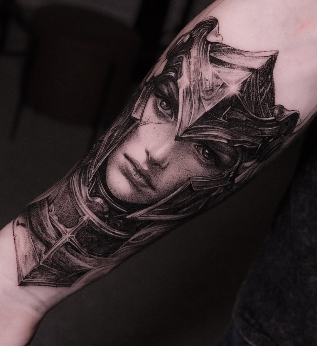 Tattoo by @nabokanastasya — realism, black_and_grey