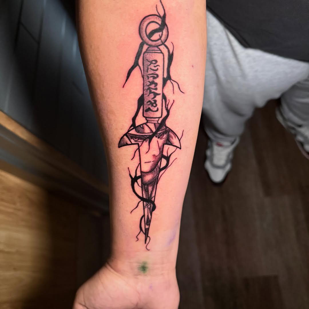 Tattoo by @tonyvontony β black_and_grey