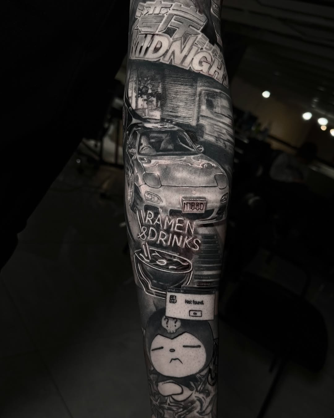 Tattoo by @gabrielvtattoos — realism, black_and_grey