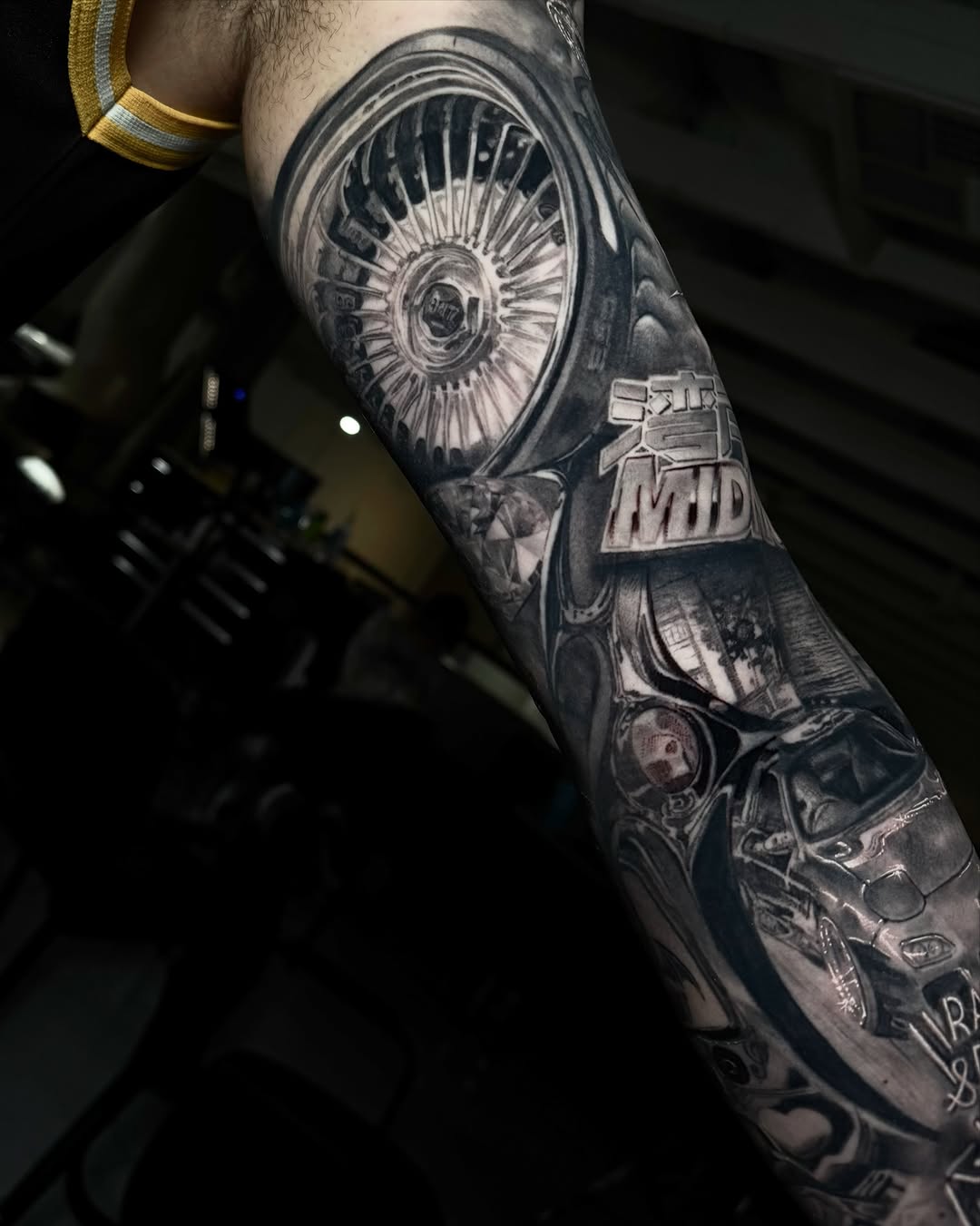 Tattoo by @gabrielvtattoos — realism, black_and_grey