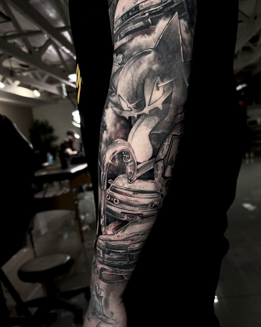Tattoo by @gabrielvtattoos — realism, black_and_grey