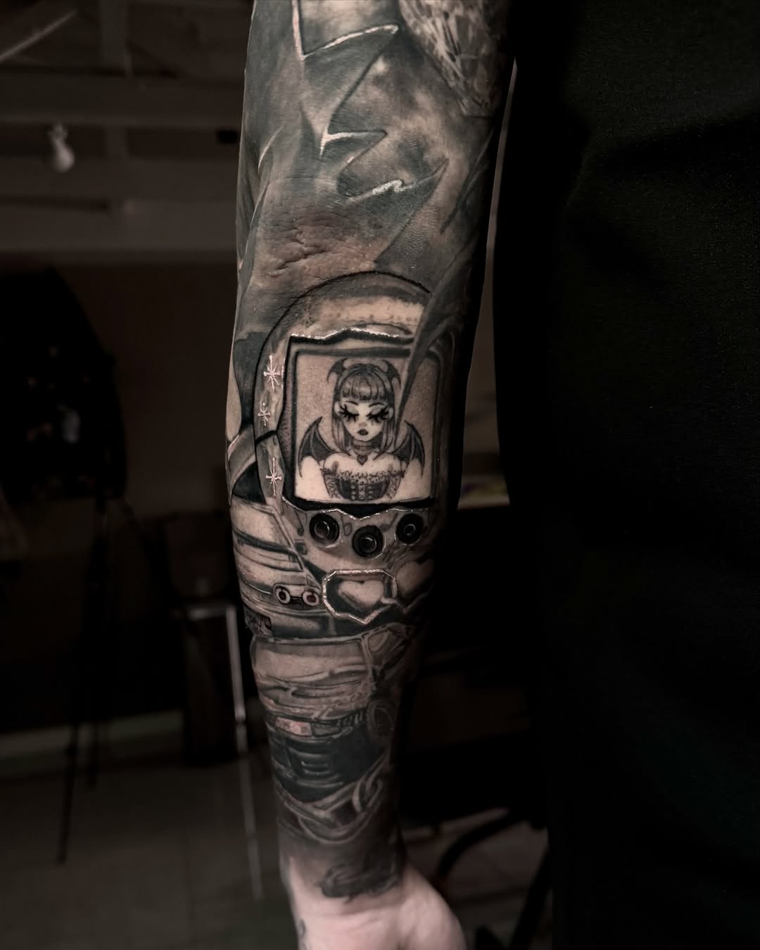Tattoo by @gabrielvtattoos — black_and_grey, realism