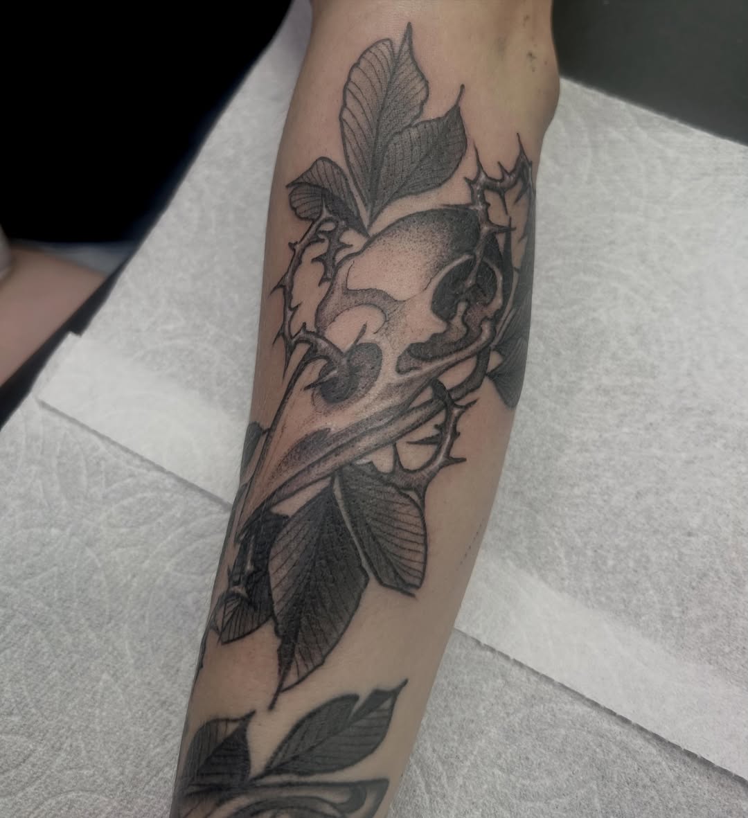 Tattoo by @tattz_brannigan — black_and_grey, realism