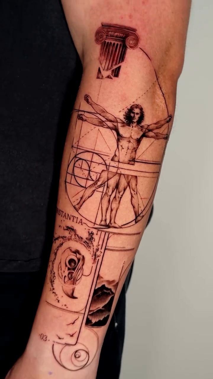 Tattoo by @moitattoo — realism, black_and_grey