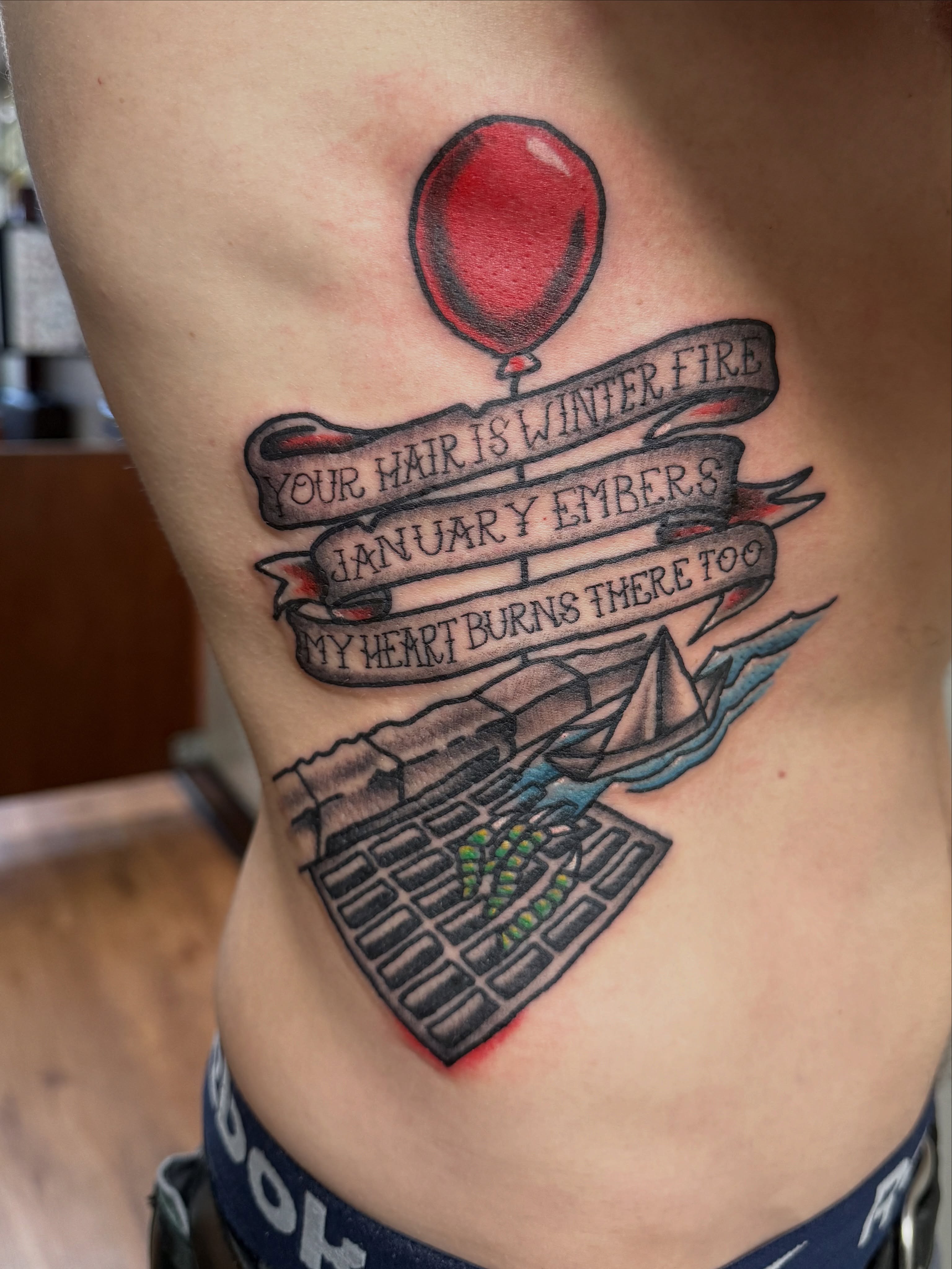 Tattoo by @kevingaretz — neo_traditional, lettering_script