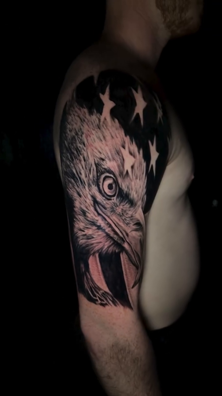 Tattoo by @tattoosbybeanz — realism, black_and_grey