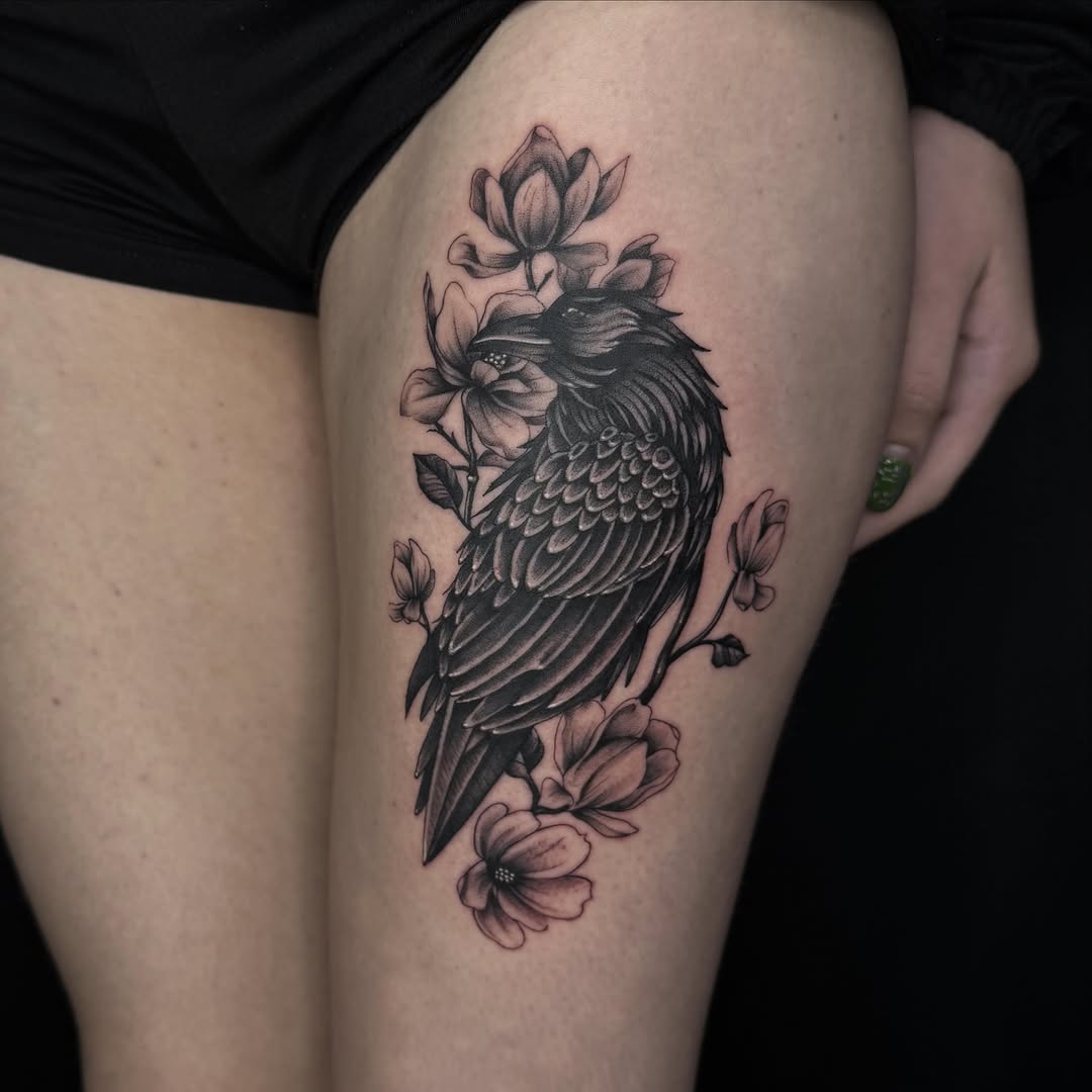 Tattoo by @kuraiinkz — realism, black_and_grey