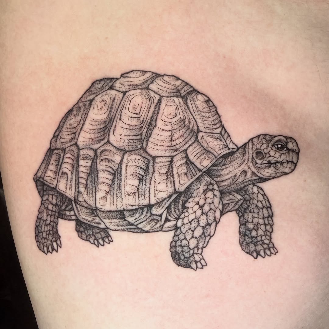 Tattoo by @mccollumtattoo — realism, dotwork