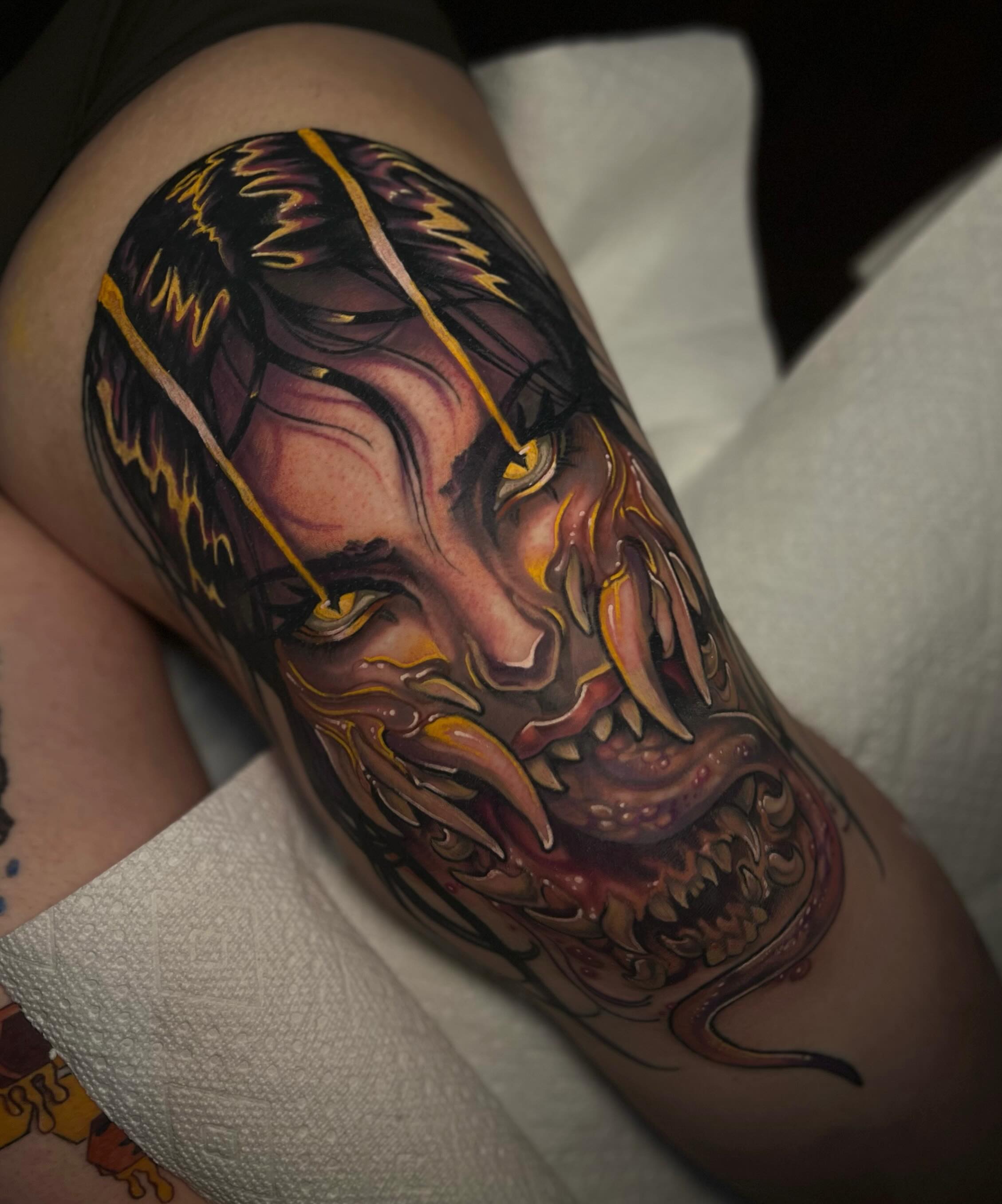 Tattoo by @scallywaggins — dark_realism