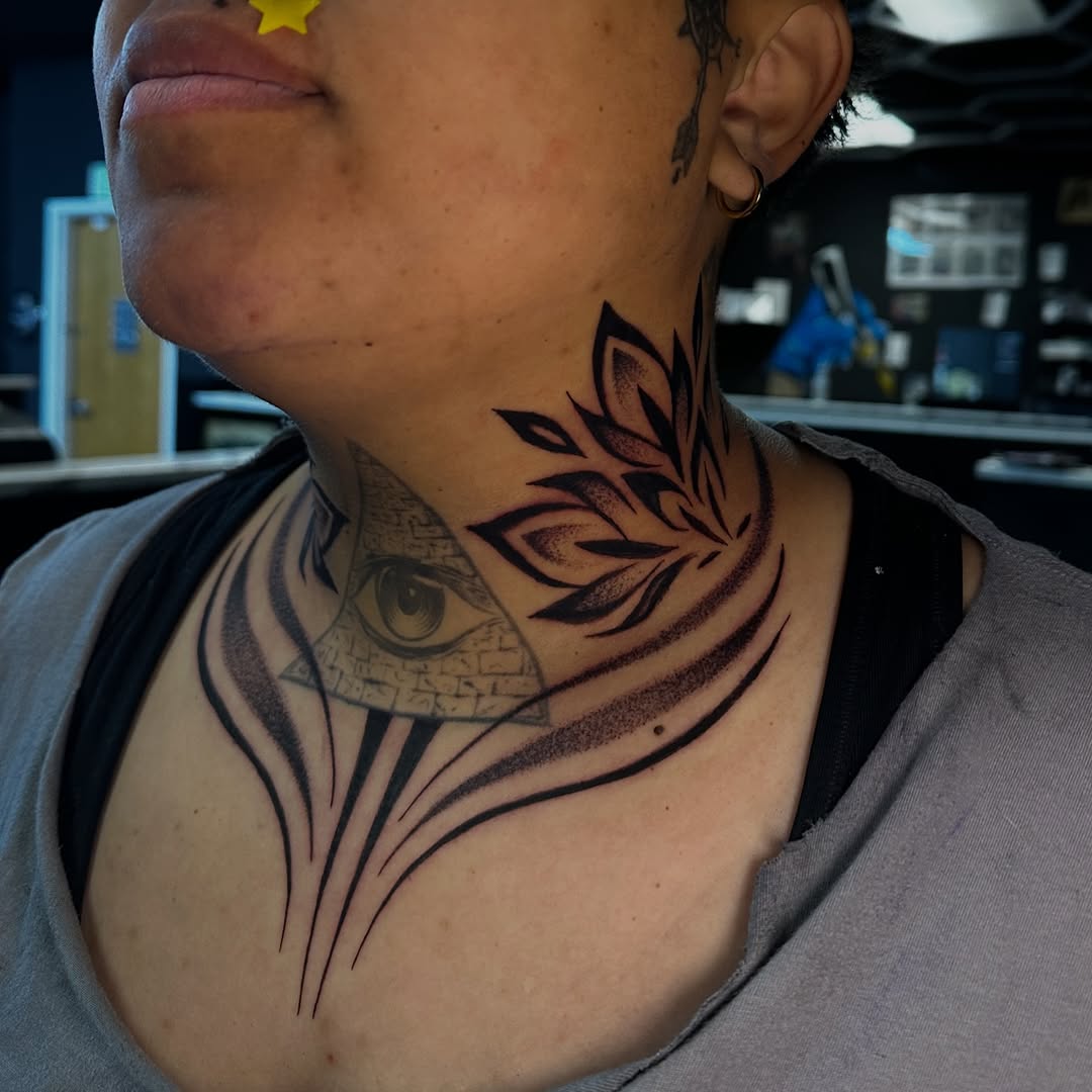 Tattoo by @hardtatz — black_and_grey, ornamental