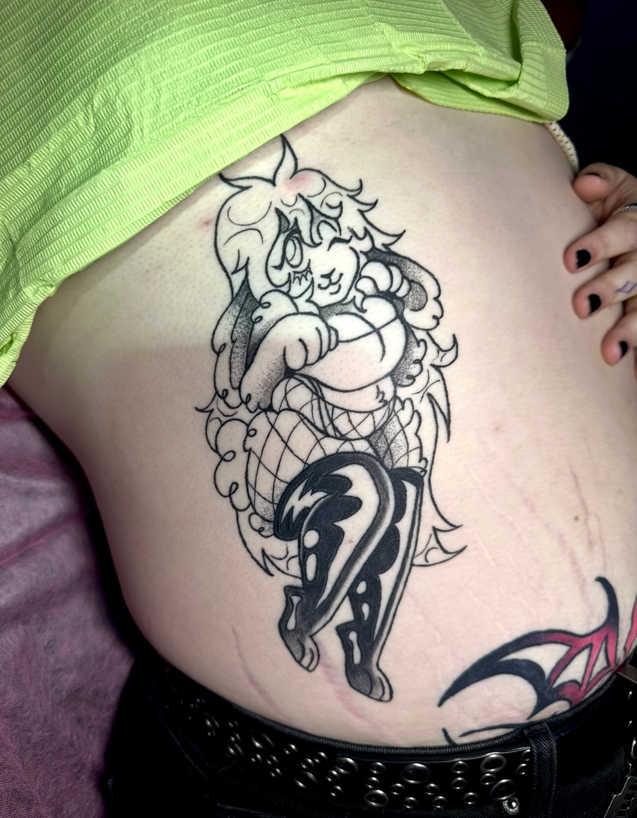 Tattoo by @kelviratats — black_and_grey