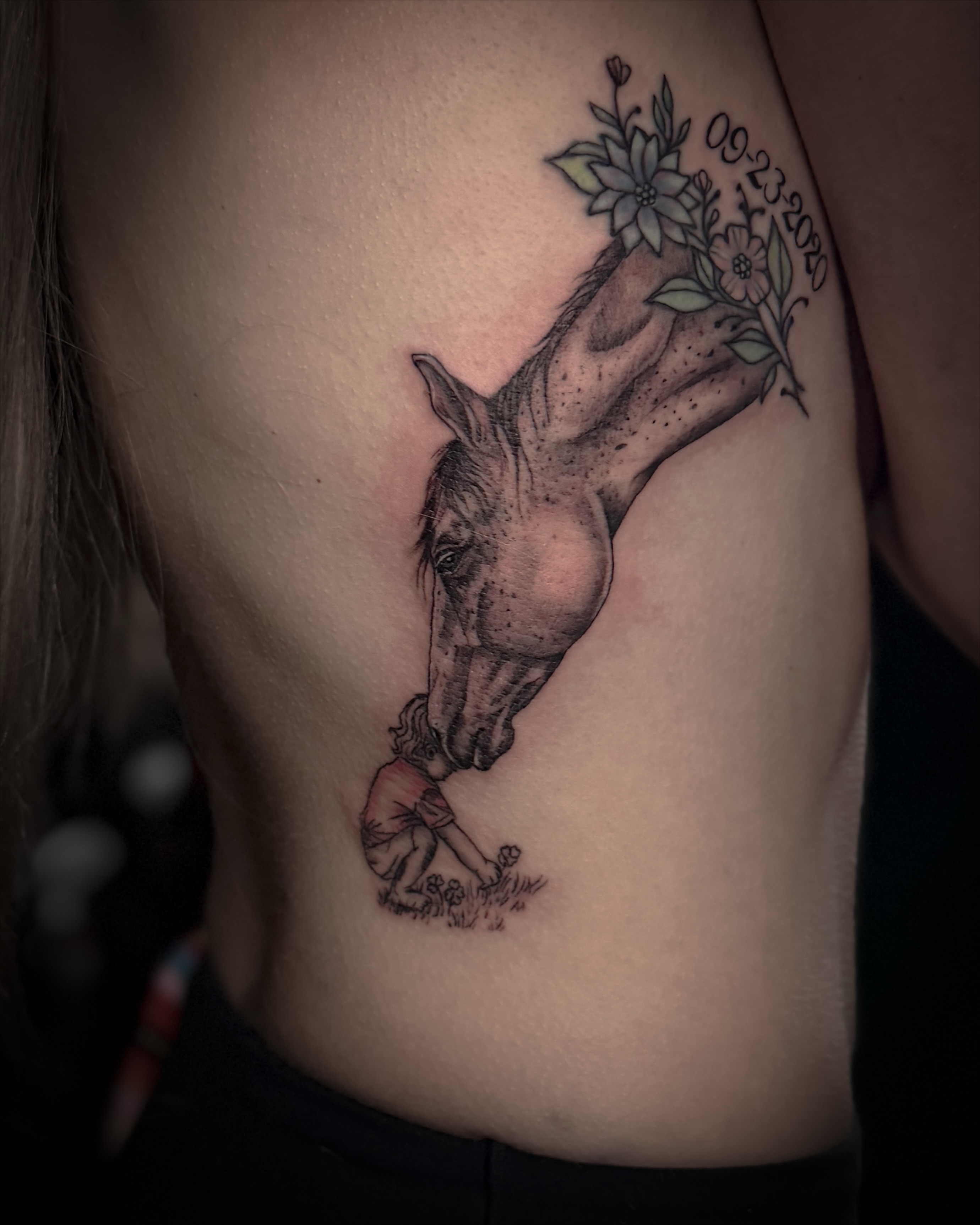 Tattoo by @saigeartwork — realism, black_and_grey