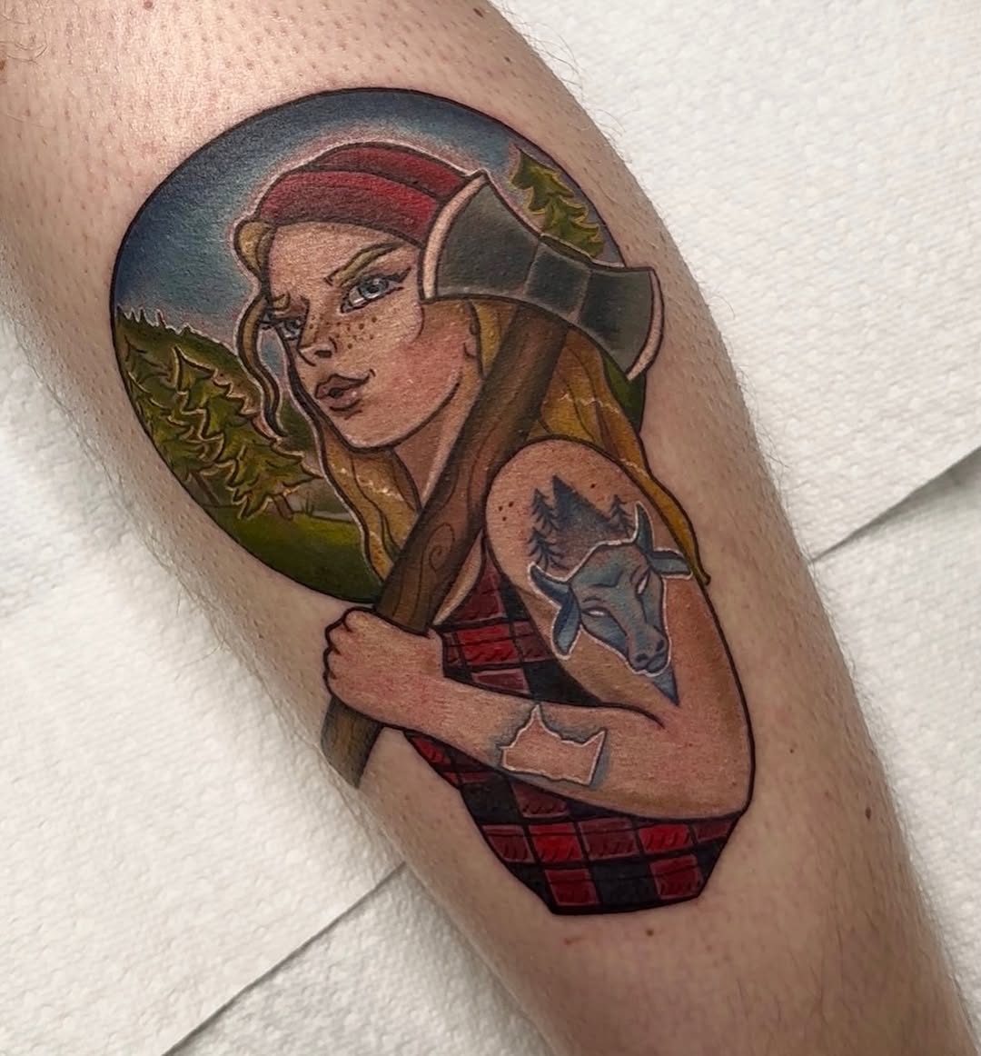 Tattoo by @sknapp_tattoos — neo_traditional, realism