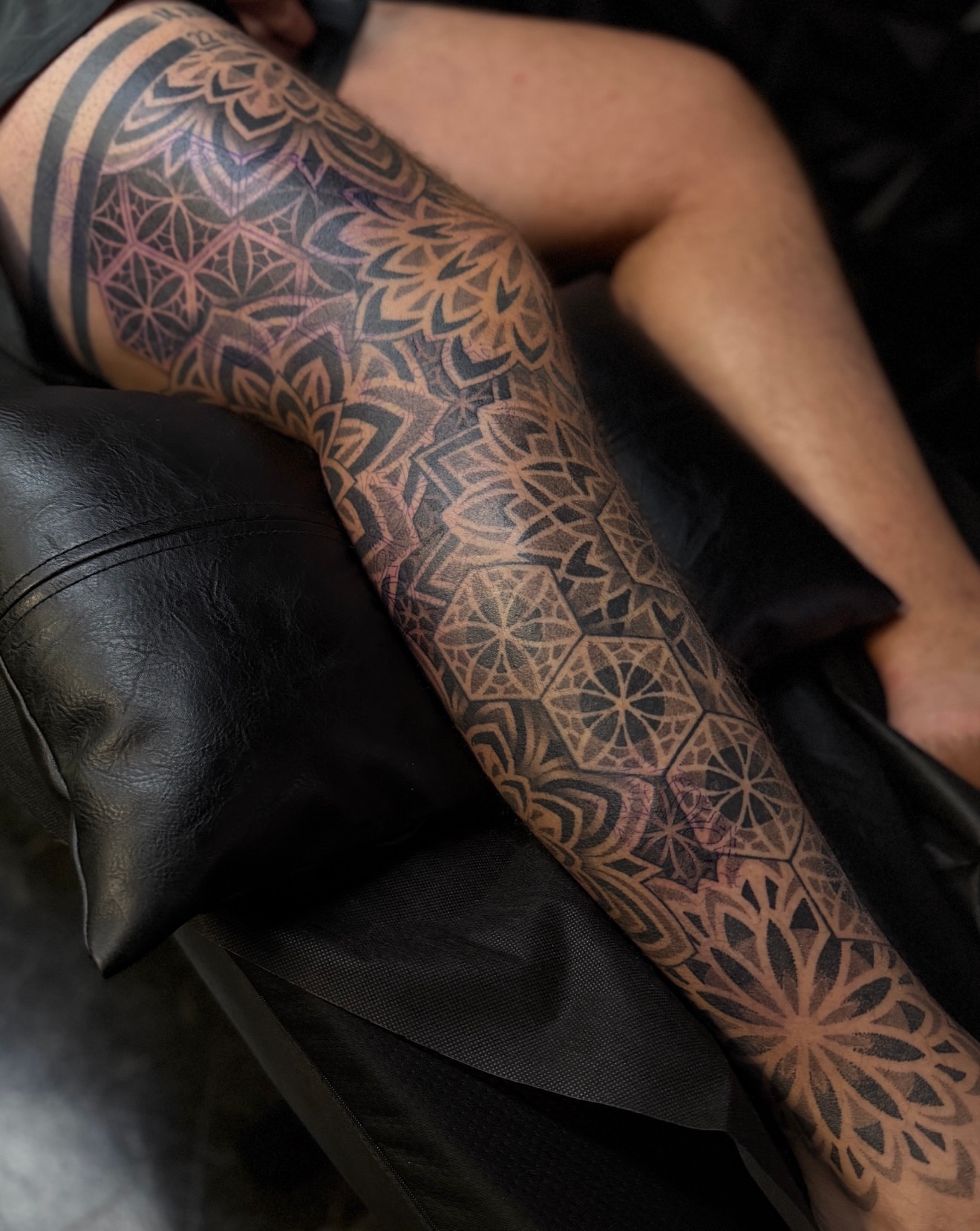 Tattoo by @rikkybobbytattoo — geometric