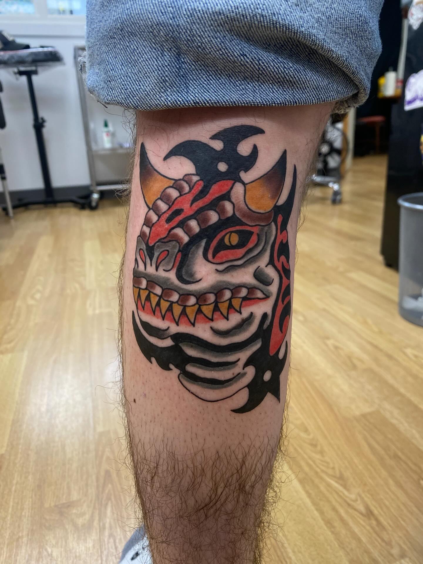 Tattoo by @meadowzmodificationz — american_traditional