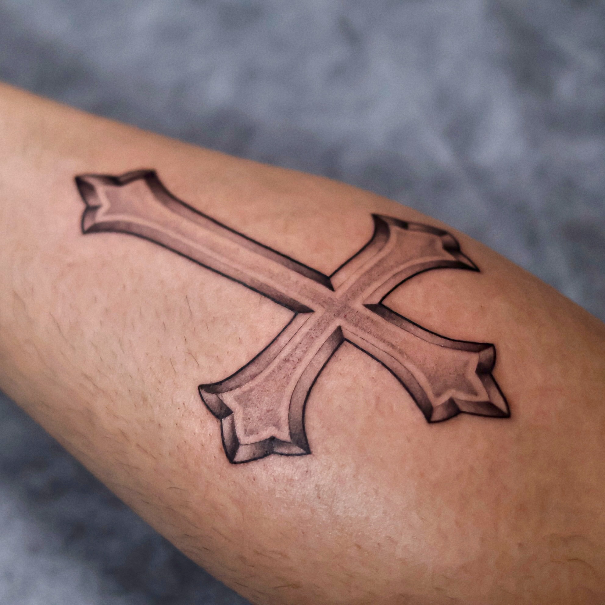 Tattoo by @tattooer_oom — black_and_grey