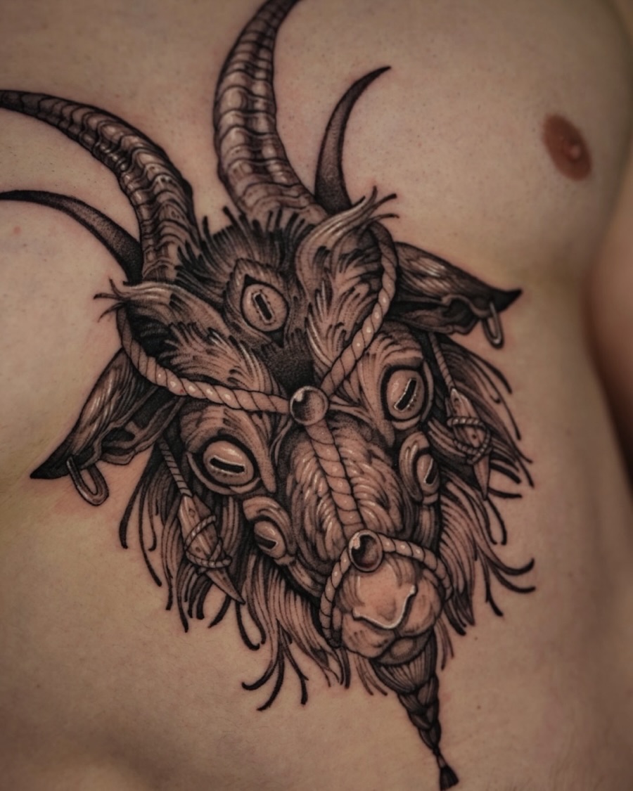 Tattoo by @apso_tattoo — dark_realism, black_and_grey