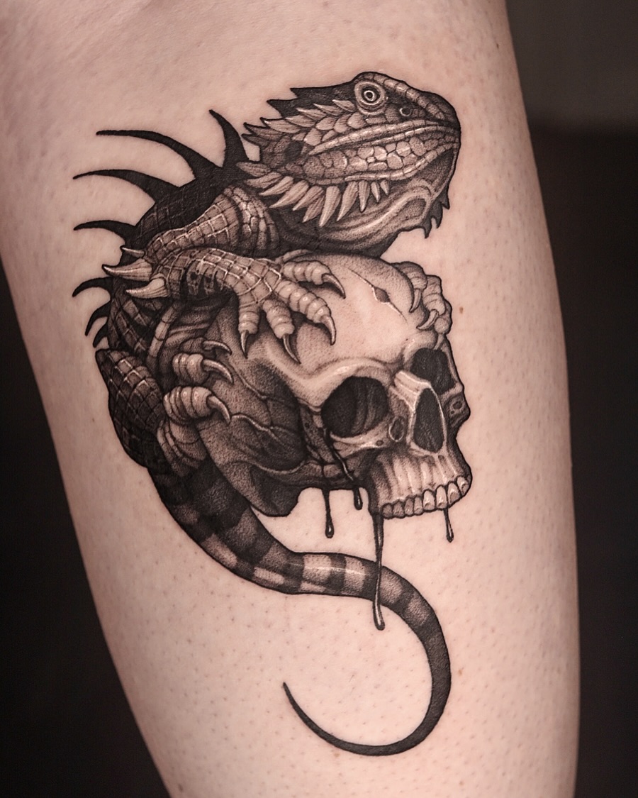 Tattoo by @apso_tattoo — realism, black_and_grey