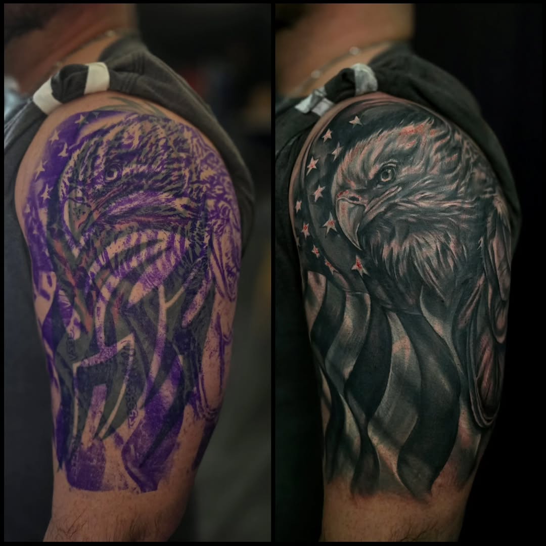 Tattoo by @drutattoo — realism, black_and_grey