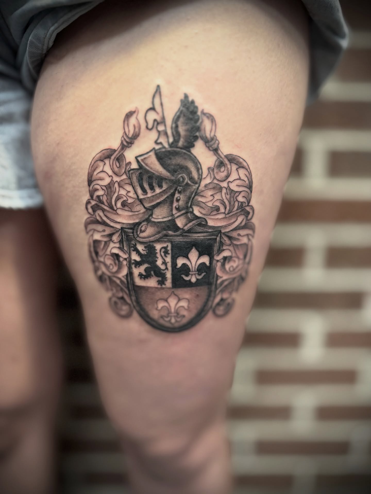 Tattoo by @vanisorr — black_and_grey, realism