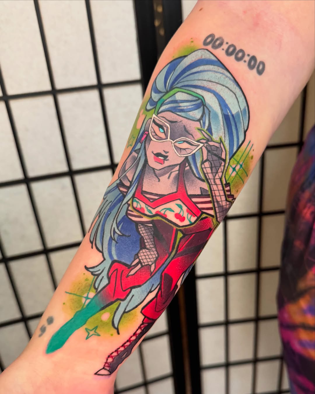 Tattoo by @clwnslvt β new_school, anime