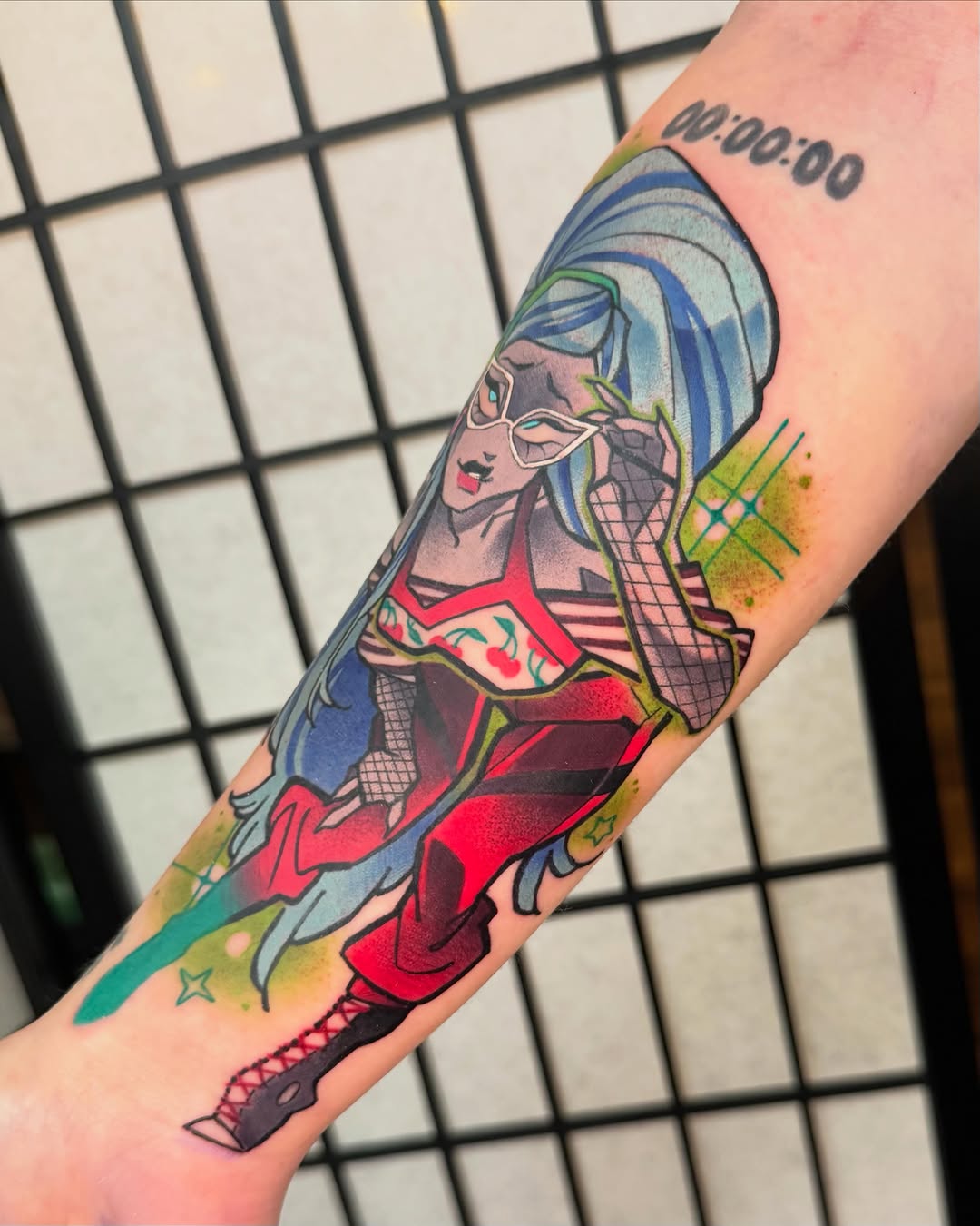 Tattoo by @clwnslvt β new_school, anime