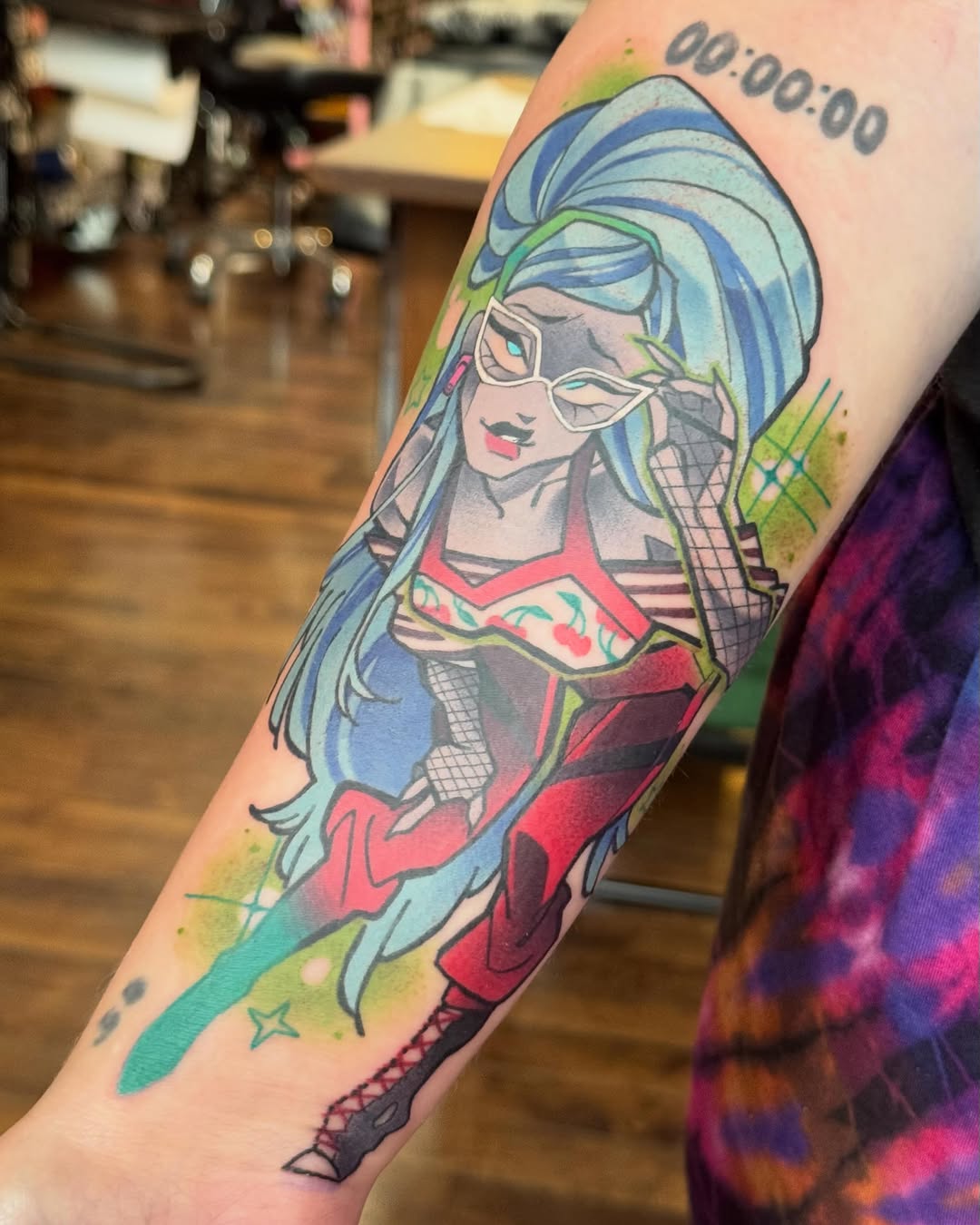 Tattoo by @clwnslvt β new_school, anime