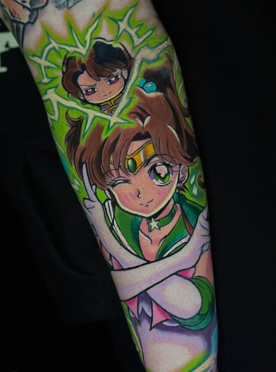 Tattoo by @_remytats_ — anime, new_school