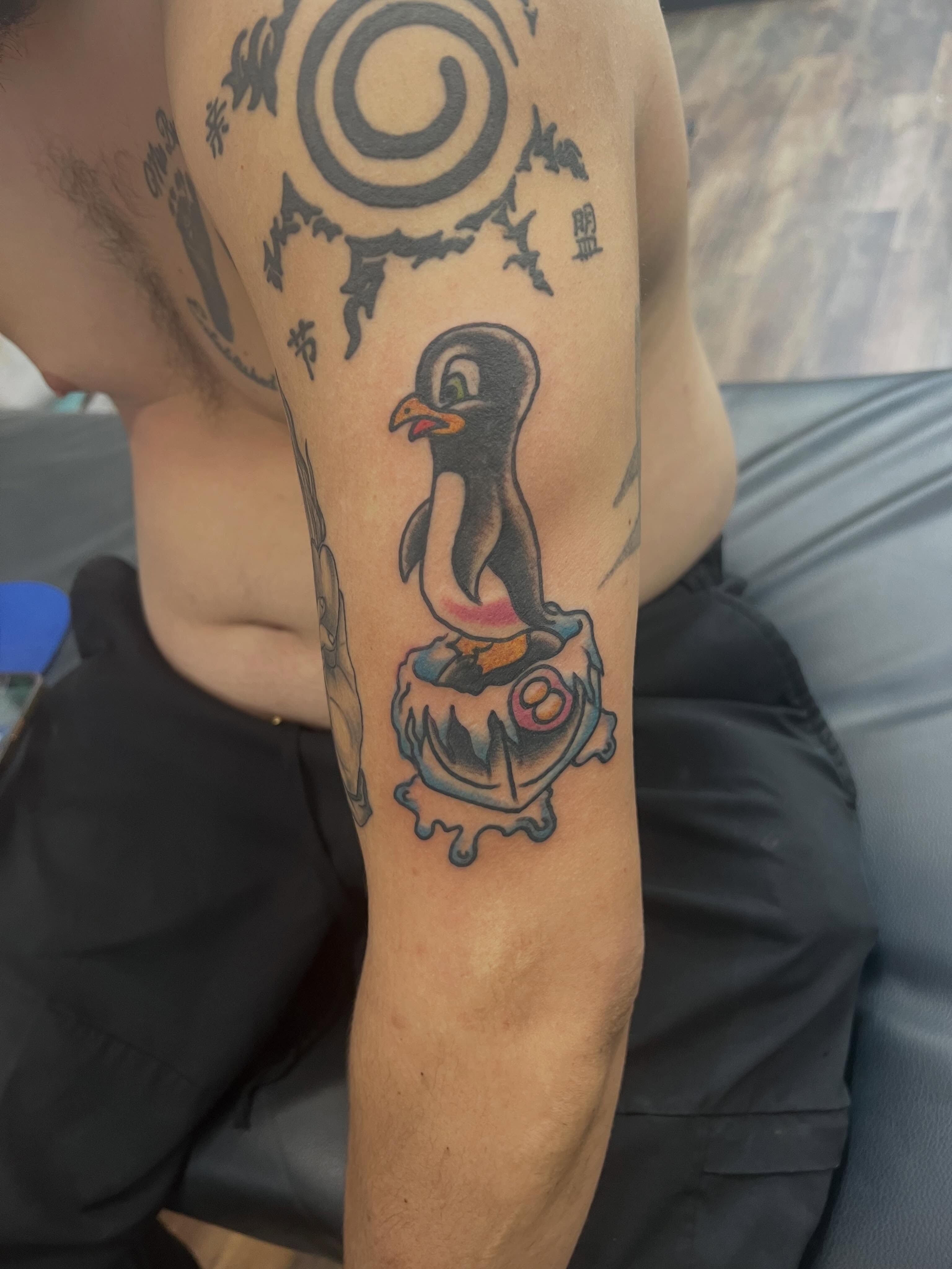 Tattoo by @geaux_catfish — new_school