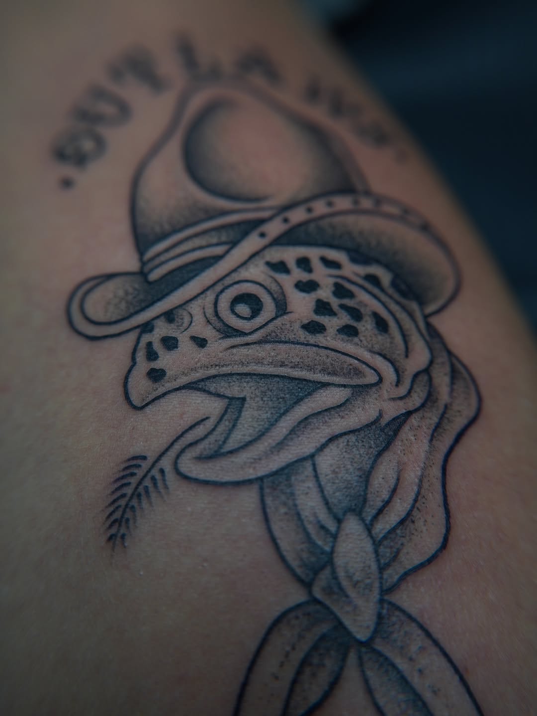 Tattoo by @no_caps_tattoo — american_traditional, black_and_grey
