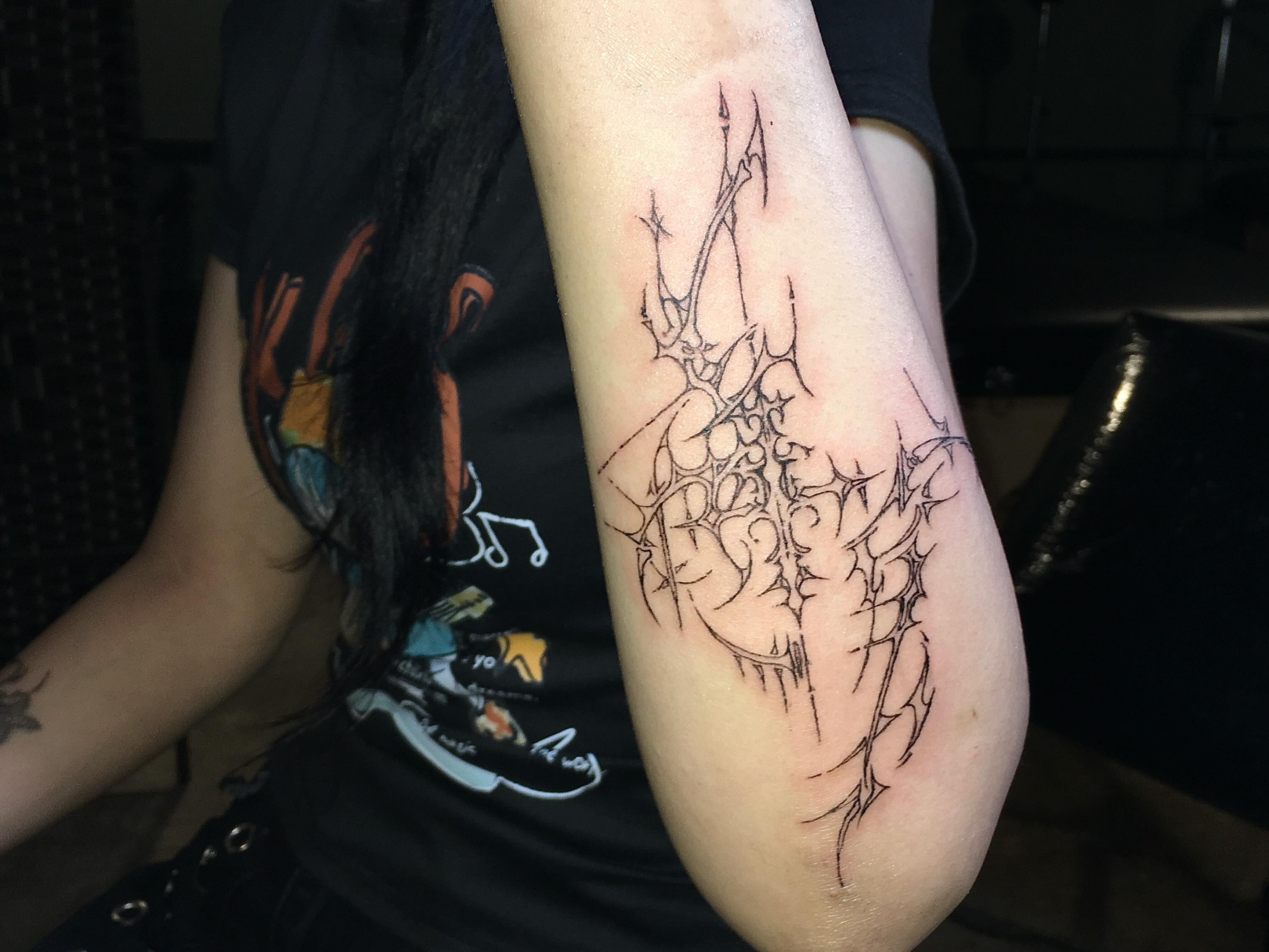 Tattoo by @nekult_tt — black_and_grey