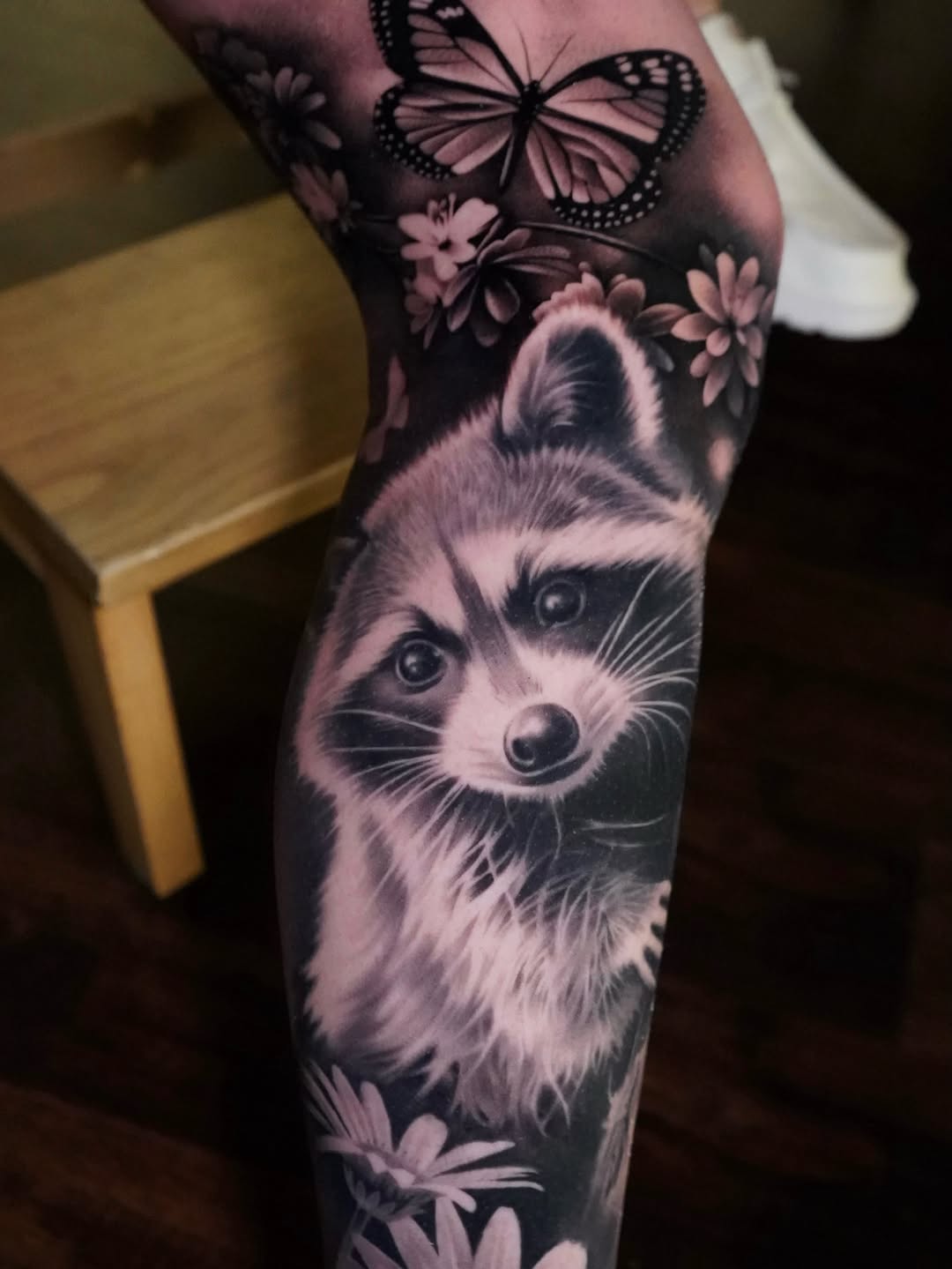 Tattoo by @anareyestattoos โ realism, black_and_grey