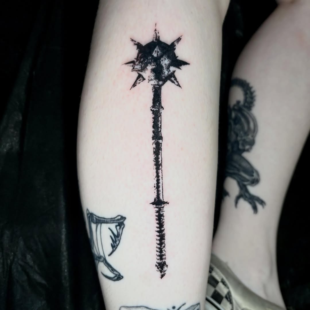 Tattoo by @threethornstattoo — black_and_grey