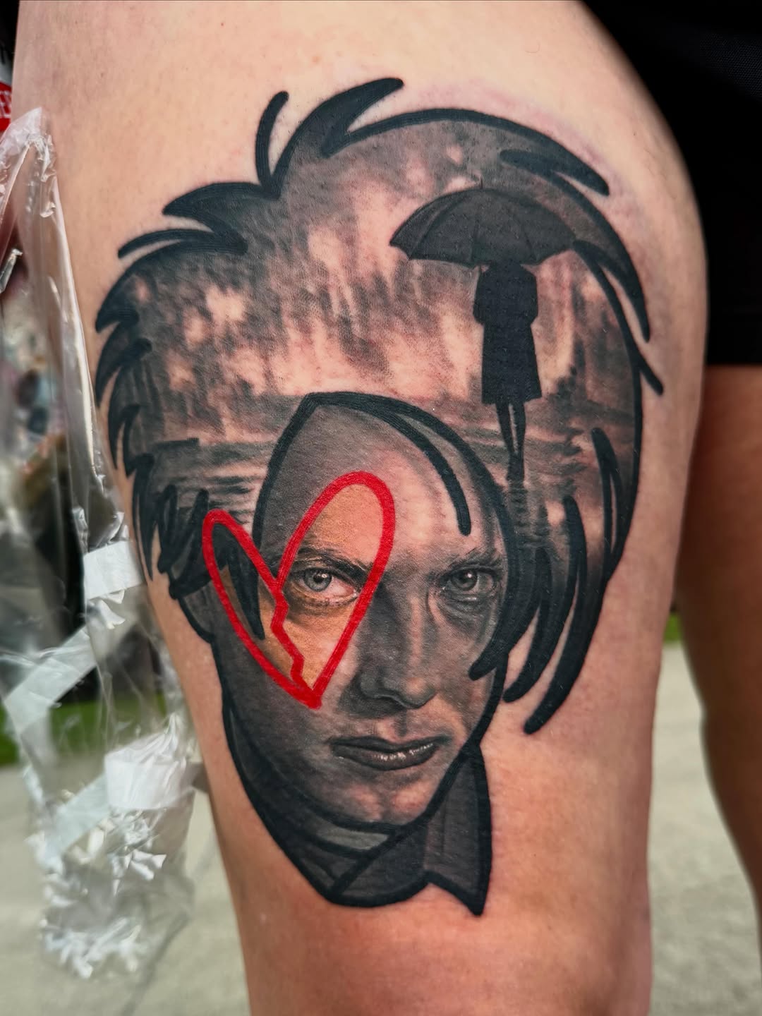 Tattoo by @inktherapy — realism, trash_polka
