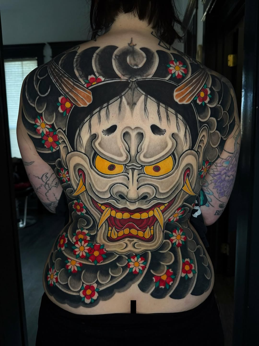 Tattoo by @horihan666 — japanese_irezumi, black_and_grey